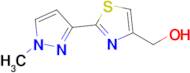 (2-(1-Methyl-1h-pyrazol-3-yl)thiazol-4-yl)methanol