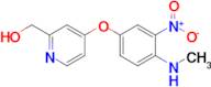 (4-(4-(Methylamino)-3-nitrophenoxy)pyridin-2-yl)methanol