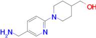 (1-(5-(Aminomethyl)pyridin-2-yl)piperidin-4-yl)methanol