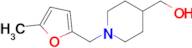 (1-((5-Methylfuran-2-yl)methyl)piperidin-4-yl)methanol