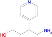 4-Amino-3-(pyridin-4-yl)butan-1-ol