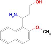 3-Amino-3-(2-methoxynaphthalen-1-yl)propan-1-ol