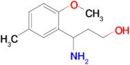 3-Amino-3-(2-methoxy-5-methylphenyl)propan-1-ol