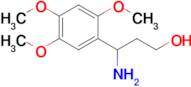 3-Amino-3-(2,4,5-trimethoxyphenyl)propan-1-ol