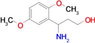 3-Amino-3-(2,5-dimethoxyphenyl)propan-1-ol