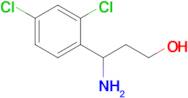 3-Amino-3-(2,4-dichlorophenyl)propan-1-ol