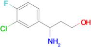 3-Amino-3-(3-chloro-4-fluorophenyl)propan-1-ol