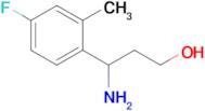 3-Amino-3-(4-fluoro-2-methylphenyl)propan-1-ol