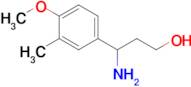 3-Amino-3-(4-methoxy-3-methylphenyl)propan-1-ol