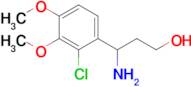 3-Amino-3-(2-chloro-3,4-dimethoxyphenyl)propan-1-ol