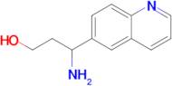 3-Amino-3-(quinolin-6-yl)propan-1-ol