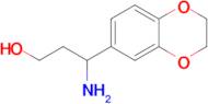 3-Amino-3-(2,3-dihydrobenzo[b][1,4]dioxin-6-yl)propan-1-ol