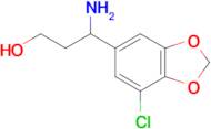 3-Amino-3-(7-chlorobenzo[d][1,3]dioxol-5-yl)propan-1-ol