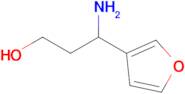 3-Amino-3-(furan-3-yl)propan-1-ol