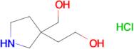 2-(3-(Hydroxymethyl)pyrrolidin-3-yl)ethan-1-ol hydrochloride