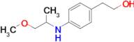 2-(4-((1-Methoxypropan-2-yl)amino)phenyl)ethan-1-ol