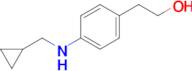 2-(4-((Cyclopropylmethyl)amino)phenyl)ethan-1-ol