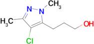 3-(4-Chloro-1,3-dimethyl-1h-pyrazol-5-yl)propan-1-ol