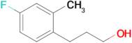 3-(4-Fluoro-2-methylphenyl)propan-1-ol