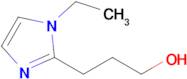 3-(1-Ethyl-1h-imidazol-2-yl)propan-1-ol