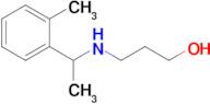 3-((1-(O-tolyl)ethyl)amino)propan-1-ol