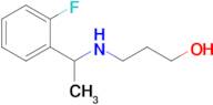 3-((1-(2-Fluorophenyl)ethyl)amino)propan-1-ol