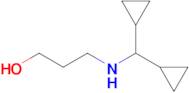 3-((Dicyclopropylmethyl)amino)propan-1-ol