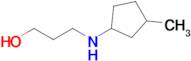 3-((3-Methylcyclopentyl)amino)propan-1-ol