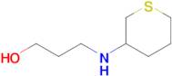 3-((Tetrahydro-2h-thiopyran-3-yl)amino)propan-1-ol