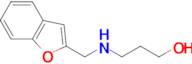 3-((Benzofuran-2-ylmethyl)amino)propan-1-ol