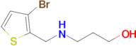 3-(((3-Bromothiophen-2-yl)methyl)amino)propan-1-ol