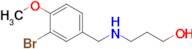 3-((3-Bromo-4-methoxybenzyl)amino)propan-1-ol