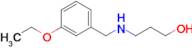 3-((3-Ethoxybenzyl)amino)propan-1-ol