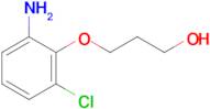 3-(2-Amino-6-chlorophenoxy)propan-1-ol