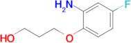 3-(2-Amino-4-fluorophenoxy)propan-1-ol