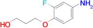 3-(4-Amino-2-fluorophenoxy)propan-1-ol