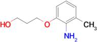 3-(2-Amino-3-methylphenoxy)propan-1-ol