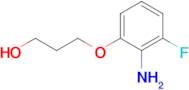 3-(2-Amino-3-fluorophenoxy)propan-1-ol