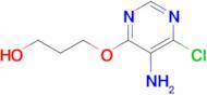 3-((5-Amino-6-chloropyrimidin-4-yl)oxy)propan-1-ol