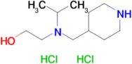 2-(Isopropyl(piperidin-4-ylmethyl)amino)ethan-1-ol dihydrochloride