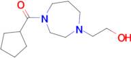 Cyclopentyl(4-(2-hydroxyethyl)-1,4-diazepan-1-yl)methanone