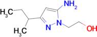 2-(5-Amino-3-(sec-butyl)-1h-pyrazol-1-yl)ethan-1-ol