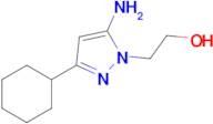 2-(5-Amino-3-cyclohexyl-1h-pyrazol-1-yl)ethan-1-ol