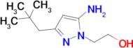 2-(5-Amino-3-neopentyl-1h-pyrazol-1-yl)ethan-1-ol