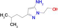 2-(5-Amino-3-isopentyl-1h-pyrazol-1-yl)ethan-1-ol