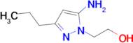 2-(5-Amino-3-propyl-1h-pyrazol-1-yl)ethan-1-ol