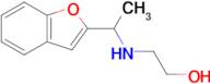 2-((1-(Benzofuran-2-yl)ethyl)amino)ethan-1-ol