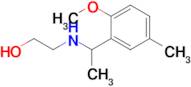 2-((1-(2-Methoxy-5-methylphenyl)ethyl)amino)ethan-1-ol