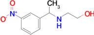 2-((1-(3-Nitrophenyl)ethyl)amino)ethan-1-ol