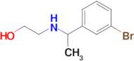 2-((1-(3-Bromophenyl)ethyl)amino)ethan-1-ol